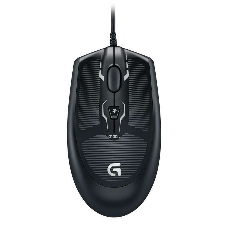 罗技(Logitech)G100s光电家用台式机笔记本电脑办公游戏守望先锋/LOL/CF专业竞技网吧鼠标 黑色