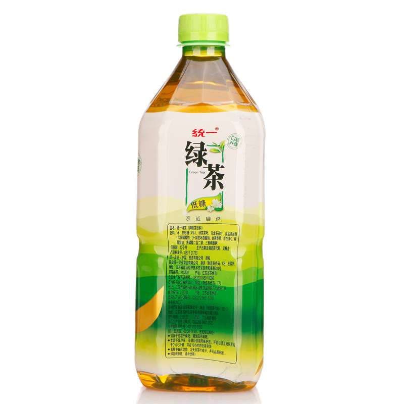 统一绿茶1L瓶装图片