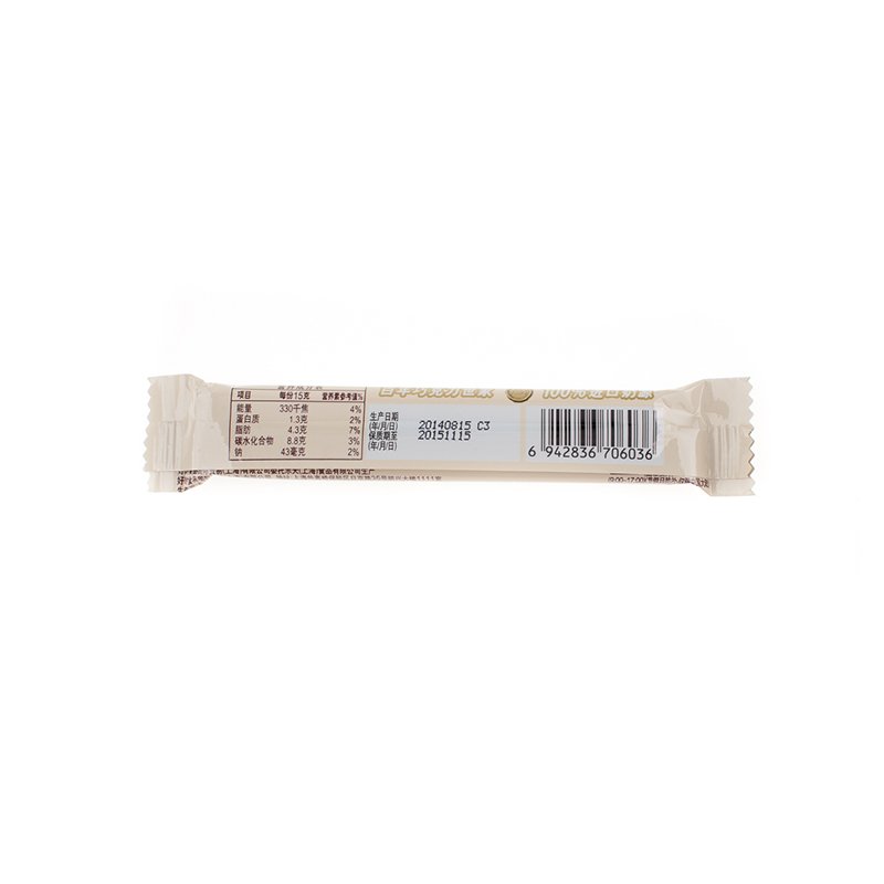 好时 曲奇奶香白巧克力排块 240g