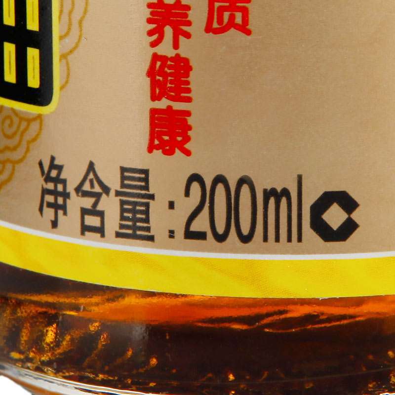 长康 长康100%黑芝麻油 200ml高清大图