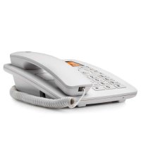 摩托罗拉(MOTOROLA)C4202C 数字无绳电话机 中文显示 家用办公无线座机 子母机 一拖二 (白色)