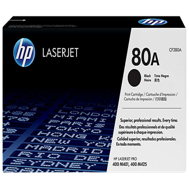 惠普HP 80A 黑色激光打印硒鼓HP LaserJetPro 400 M401 400 M425