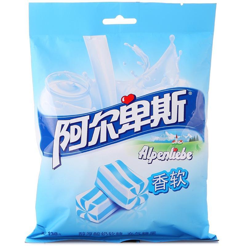 阿尔卑斯 醇厚酸奶软糖袋装 138g