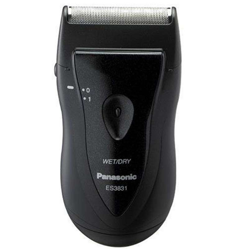 松下电动剃须刀 ES-3831-K405(黑)干电池式刮胡刀便携全身水洗
