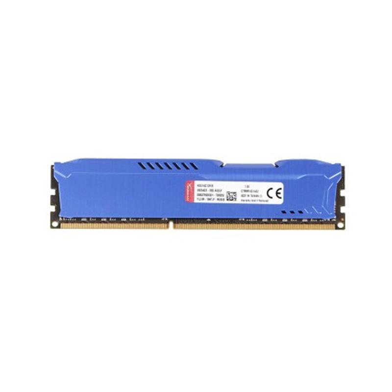 金士顿(Kingston)骇客神条 Fury系列 DDR3 1600 8GB台式机内存条(HX316C10F/8)蓝色