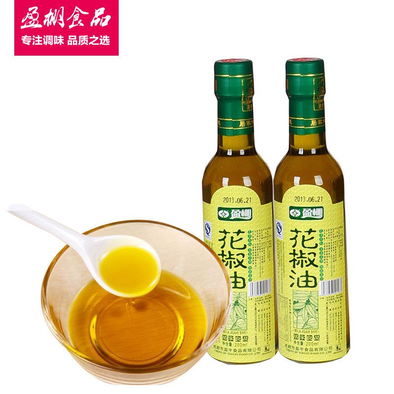 盈棚花椒油200ml 汉源花椒油 香油 麻油 藤椒油 火锅蘸料调料油碟 凉拌菜凉粉调味料 酸辣粉面调料高清大图