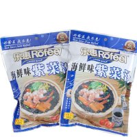 乐惠海鲜味紫菜汤72g 1袋可做6次 速食汤 速溶汤 快餐蔬菜汤料 方便即食汤 冲泡即食 方便汤包 紫菜蛋花汤
