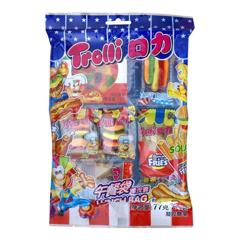 口力午餐袋橡皮糖77g