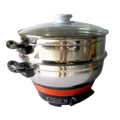 多星多功能电热锅28cm CUFG5-21C电炒锅电蒸锅