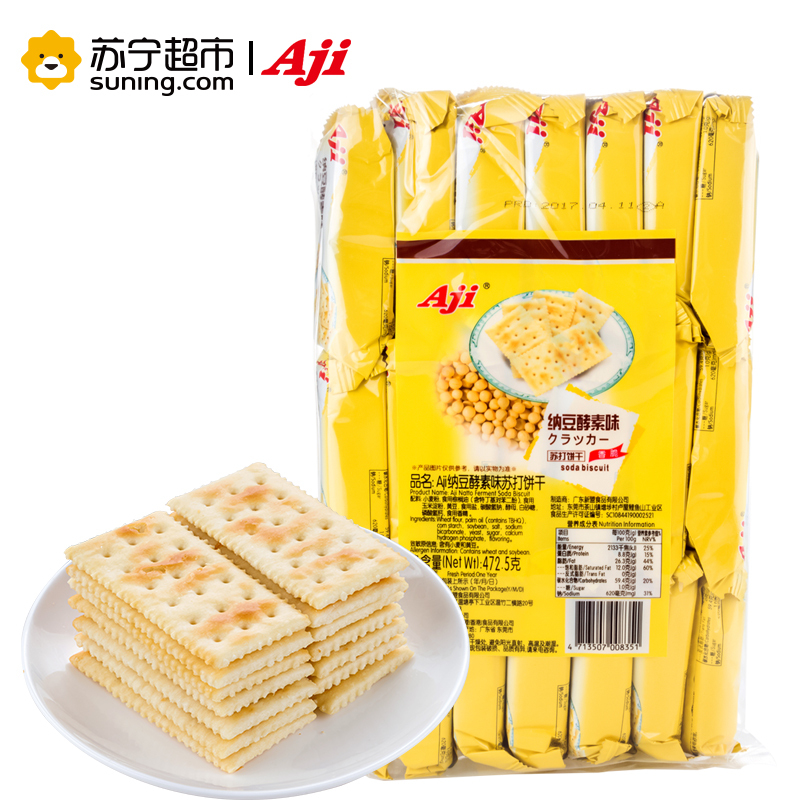 Aji 苏打饼干(纳豆酵素味)472.5g/袋