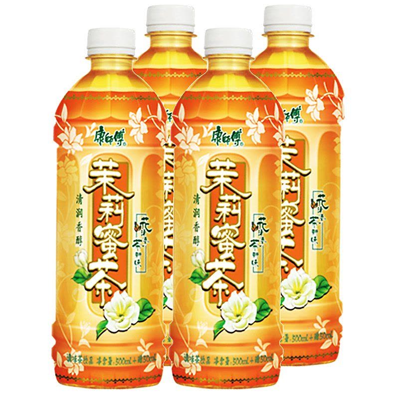 康师傅茉莉蜜茶550ml*4(四连瓶)图片