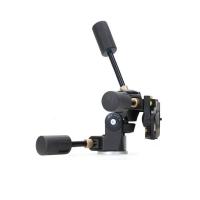 曼富图MANFROTTO 229 超级专业型3D快速云台 三维云台 铝合金 黑色 单反三角架摄影摄像精密云台