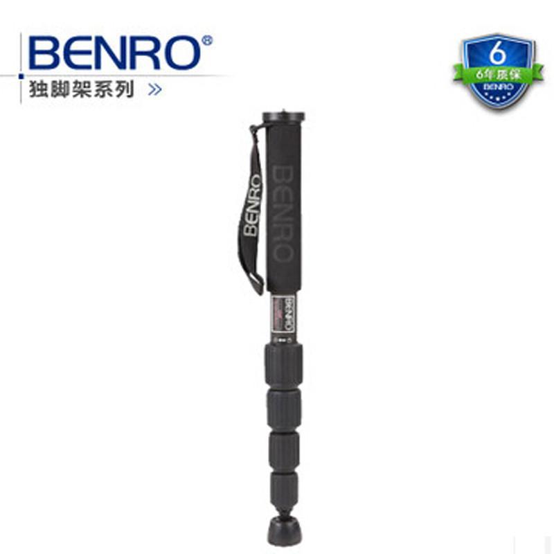 BENRO 百诺 C28T 碳纤维独脚架系列 轻巧灵活 便携 4节 独角架 折合高度510mm 承重12KG