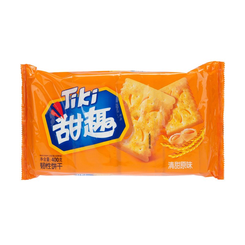 甜趣 韧性饼干(清甜原味)400g/袋高清大图