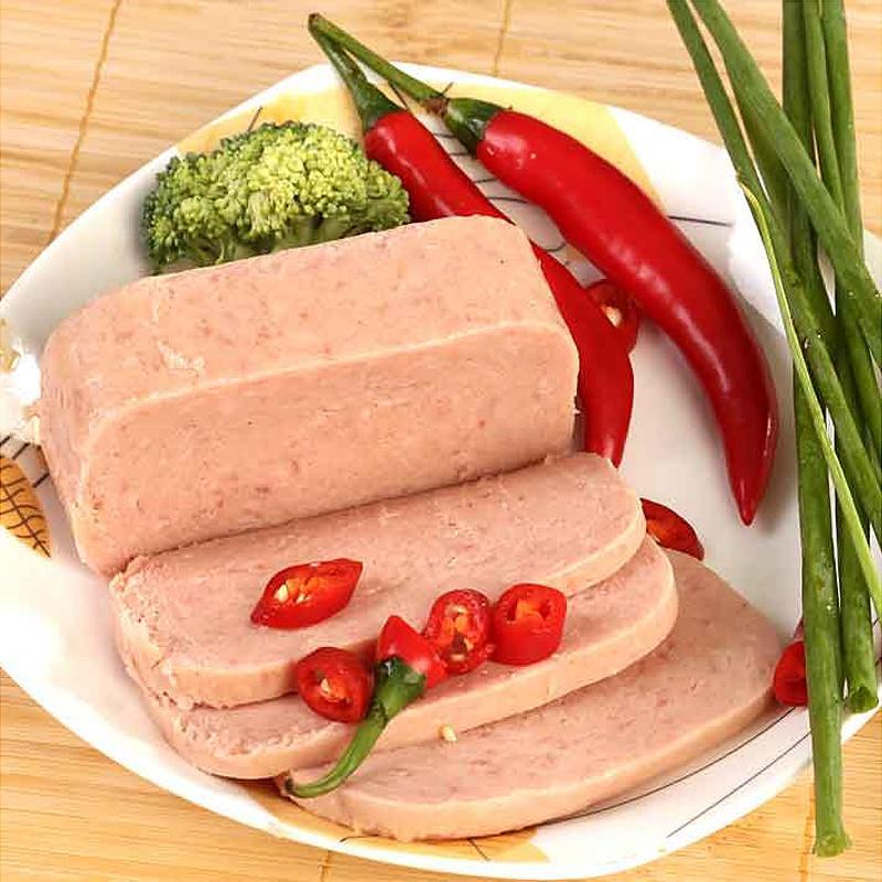 古龙午餐肉罐头198g 户外速食肉罐头食品 精品即食火腿肉