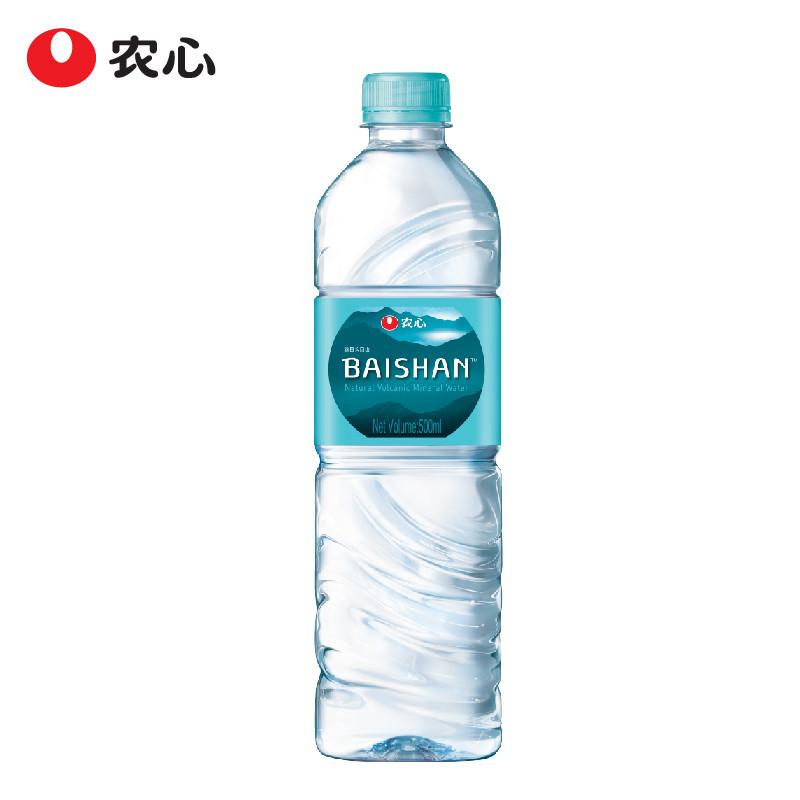 农心 白山水 500ml/瓶 长白山天然火山矿泉水高清大图