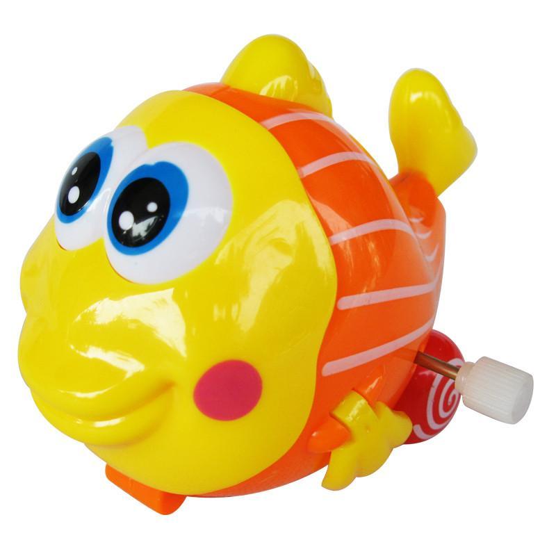 汇乐摇摆酷乐鱼婴儿发条玩具上链玩具