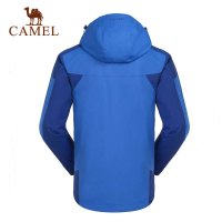 Camel 骆驼户外男款冲锋衣 新款防风保暖透湿冲锋衣男