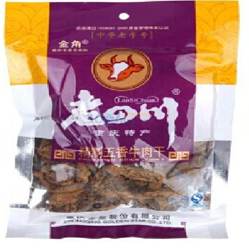 金角精制五香牛肉干135g/袋