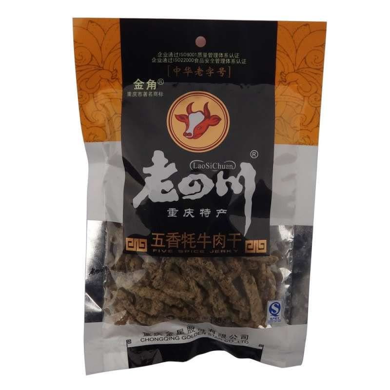 金角五香牦牛肉干135g/袋图片