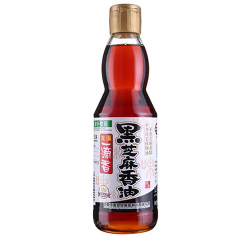 龙溪一滴香黑芝麻香油455ml