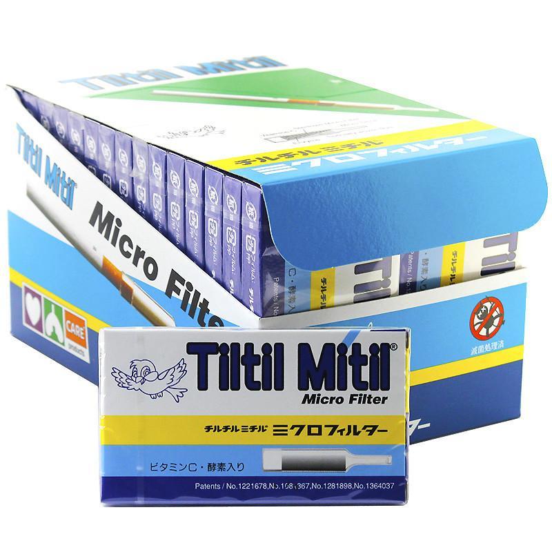 Tiltil mitil 日本 蓝小鸟 烟嘴 进口一次性烟嘴 抛弃型一次性 300支一大盒