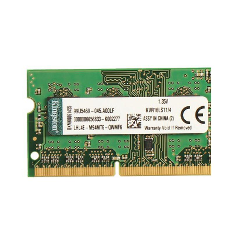 金士顿(Kingston)低电压版4G DDR3L 1600 4GB 笔记本电脑内存条 兼容1333高清大图