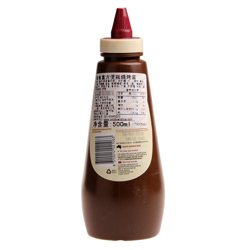 每食富方便瓶烧烤酱烧烤料500mL