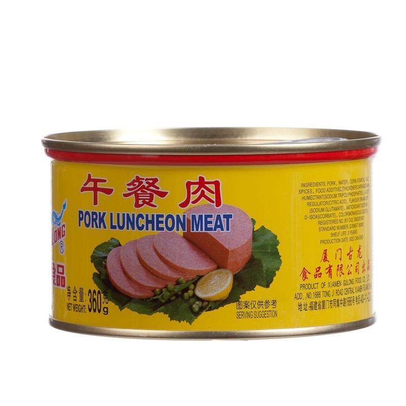 古龙　午餐肉　360g