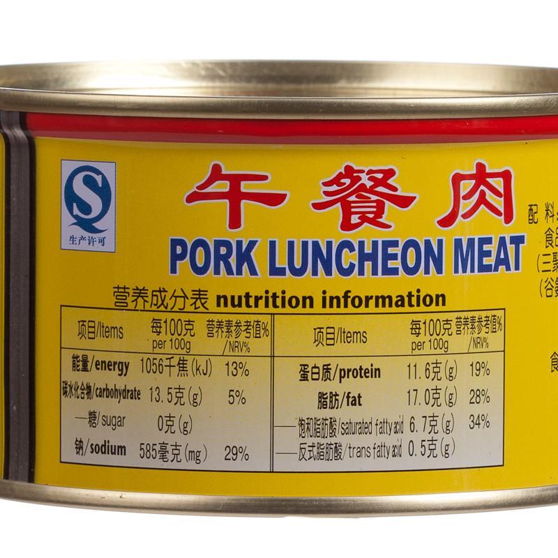 古龙　午餐肉　360g