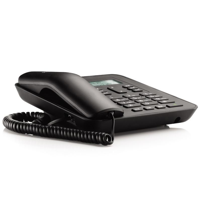 摩托罗拉(MOTOROLA) CT310C普通家用/办公话机来电显示电话机商务有绳座机(黑色)高清大图