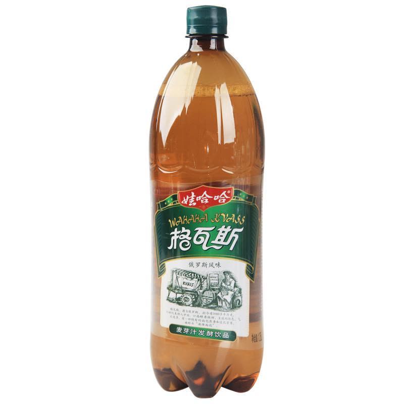 娃哈哈格瓦斯麦芽汁发酵饮品1.25L/瓶图片