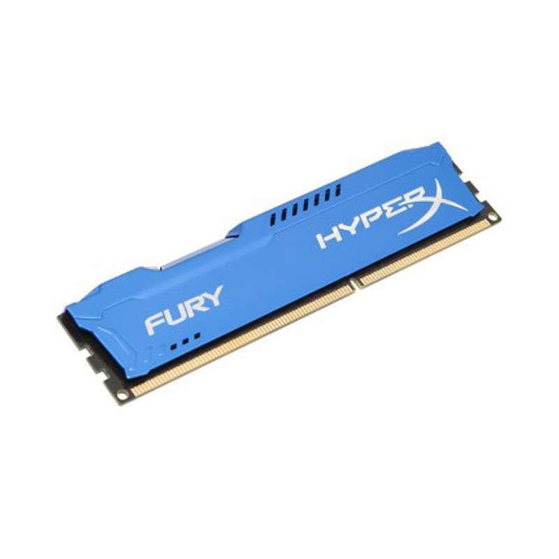 金士顿(Kingston)骇客神条 Fury系列 DDR3 1866 8GB台式机内存条(HX318C10F/8)蓝色