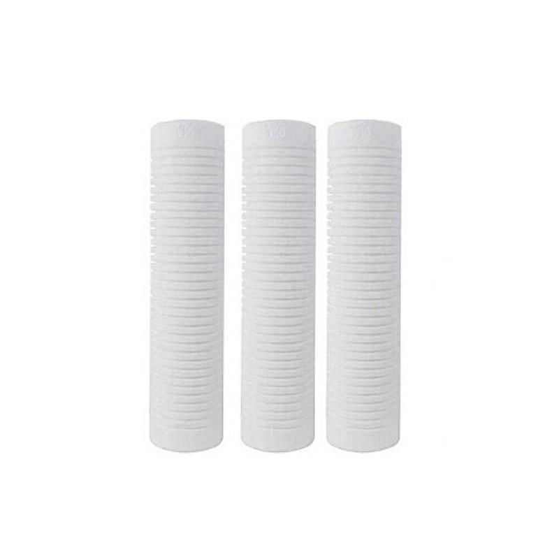 3M净水器Y16PP棉滤芯家用厨房直饮机净水机001型10英寸前置滤瓶替换滤芯 Y16PP棉3支装(1盒装)