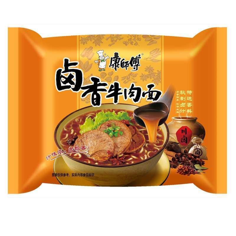 康师傅秘制卤香牛肉面 106g/组*5
