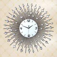 久久达超大号客厅挂钟 现代创意时尚简约艺术静音钟表石英钟