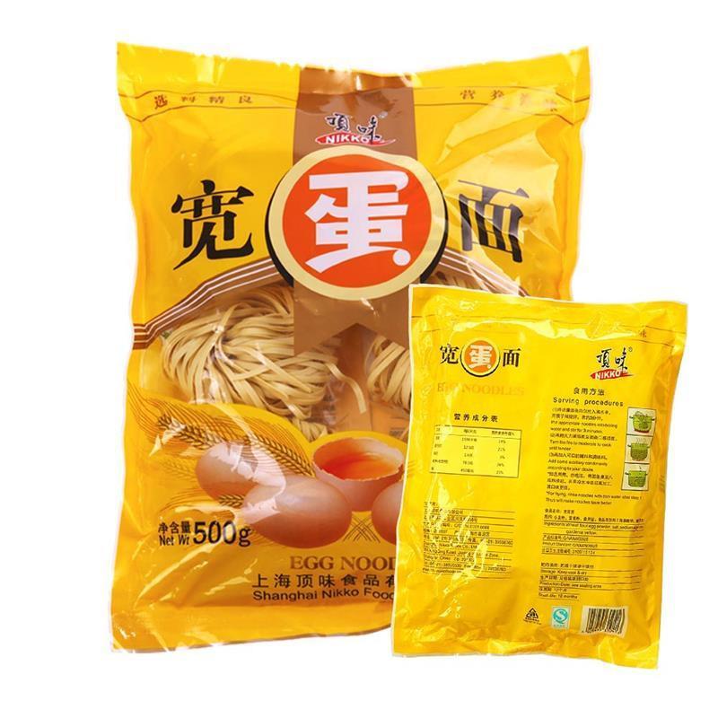 顶味宽蛋面500g