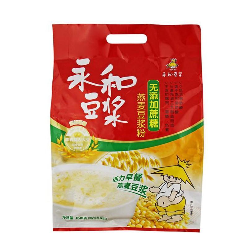 永和无添加蔗糖配方燕麦豆浆粉600g(内含20小包)