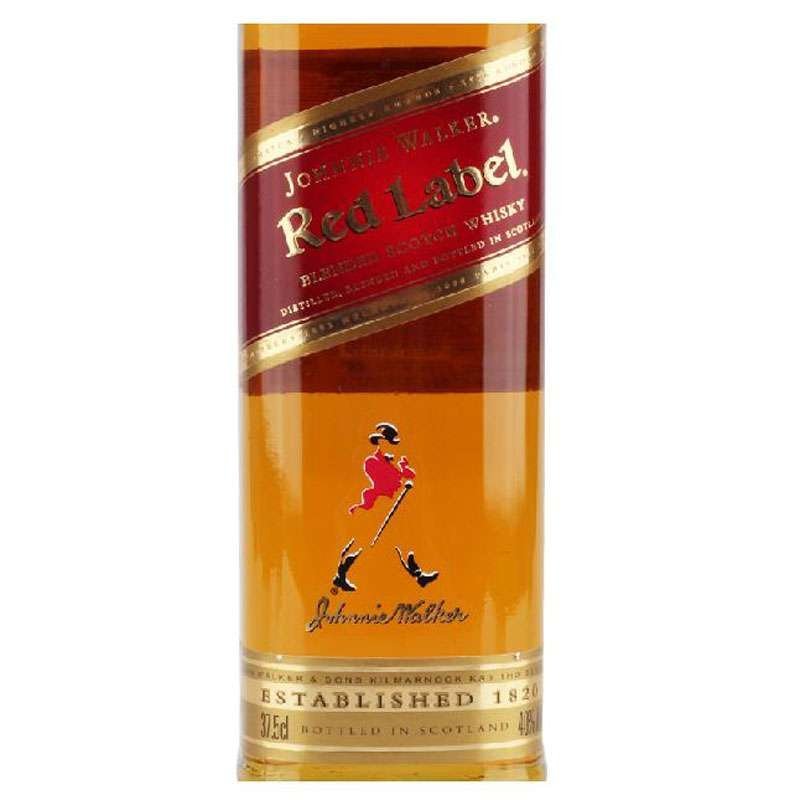 尊尼获加红牌威士忌40度 375ml 单支装