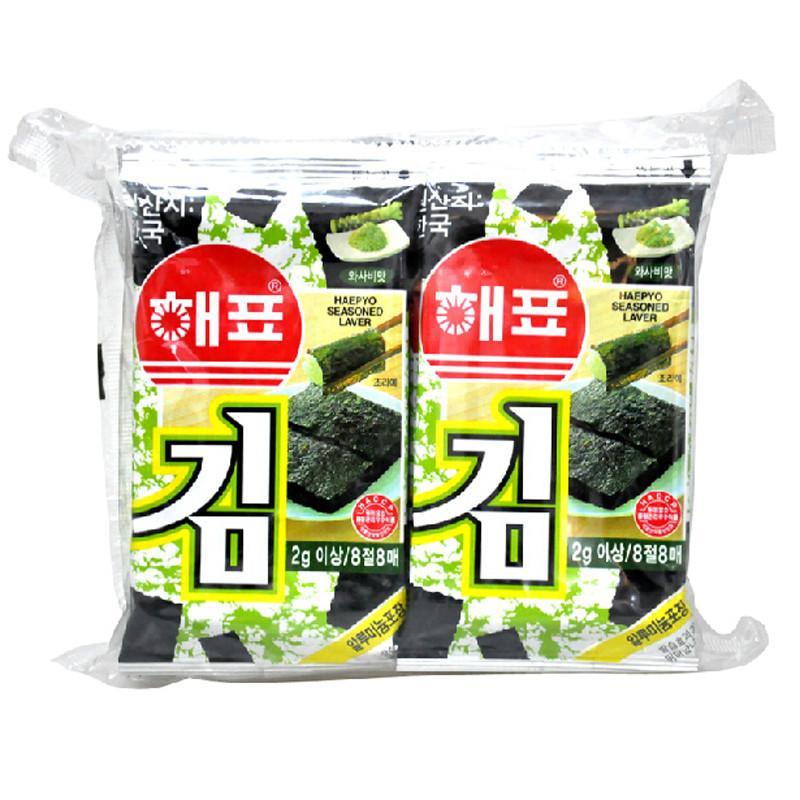 韩国原装进口食品 海牌芥末味海苔(2g*10)20g