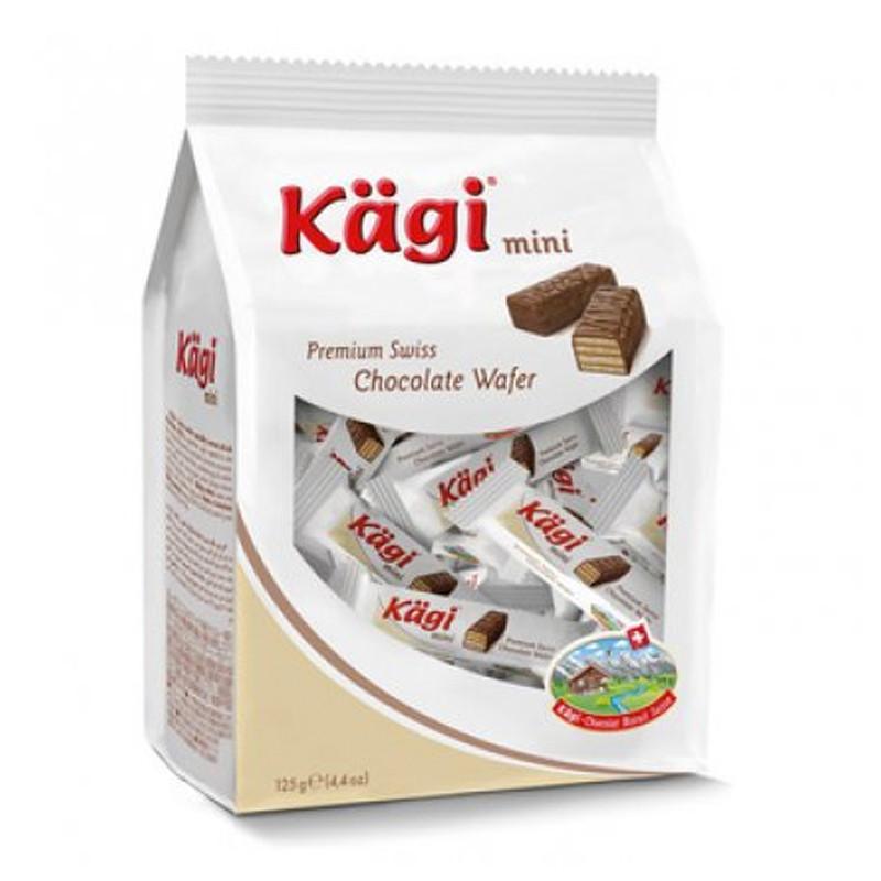卡奇Kagi 迷你牛奶巧克力威化饼干 125g/袋