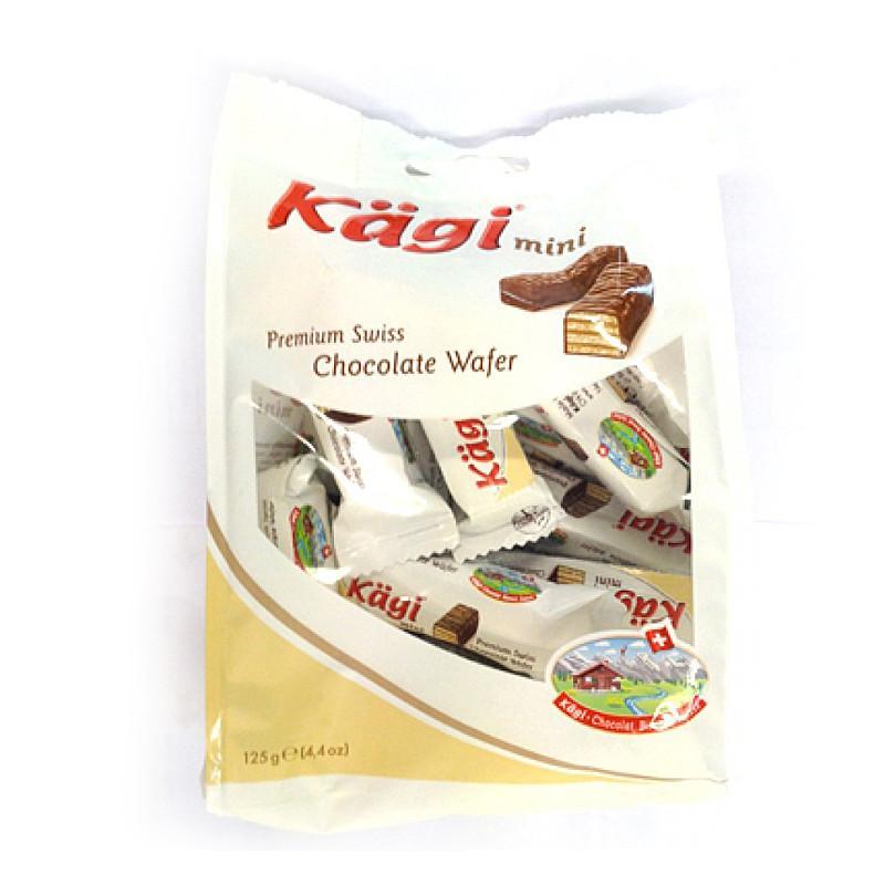 卡奇Kagi 迷你牛奶巧克力威化饼干 125g/袋