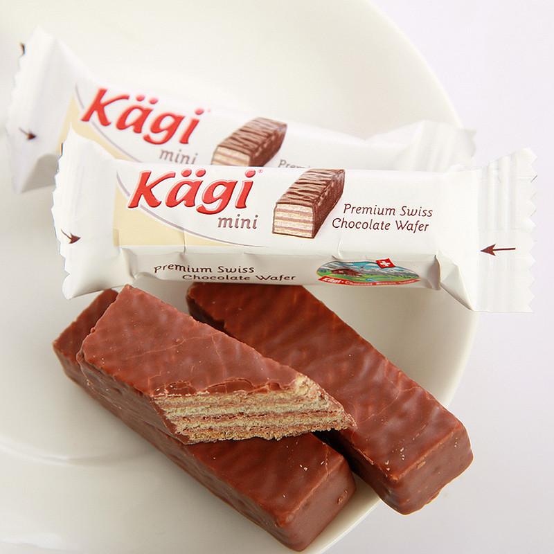 卡奇Kagi 迷你牛奶巧克力威化饼干 125g/袋