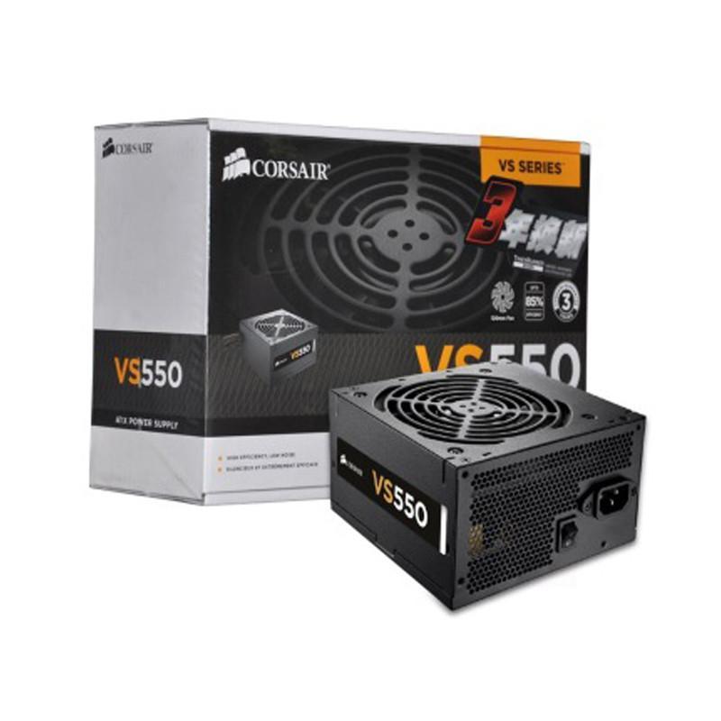海盗船（CORSAIR）额定550W VS系列 VS550 电源（12cm风扇/转换效率85%/主动PFC）
