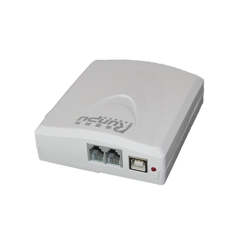 润普单路录音盒RP-USB01 单路录音盒 电话座机固话录音盒 电脑管理图片