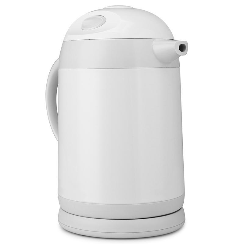 美国惠而浦(Whirlpool)电水壶WEK-MS121M防烫304不锈钢食品级双保温烧水壶家用