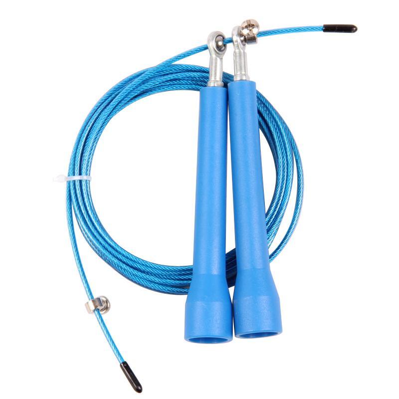 骐骏专业健身速度跳绳万向轴承钢丝极速跳绳可调节竞技比赛花样长跳绳