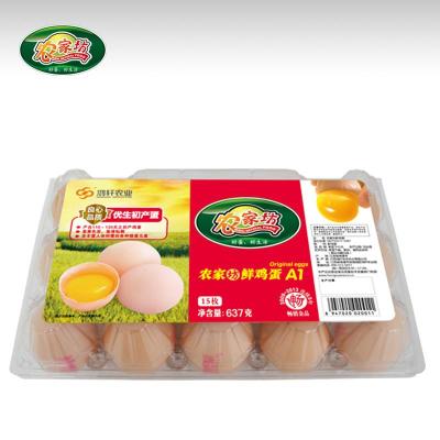 农家坊鲜鸡蛋A1(15枚/盒)