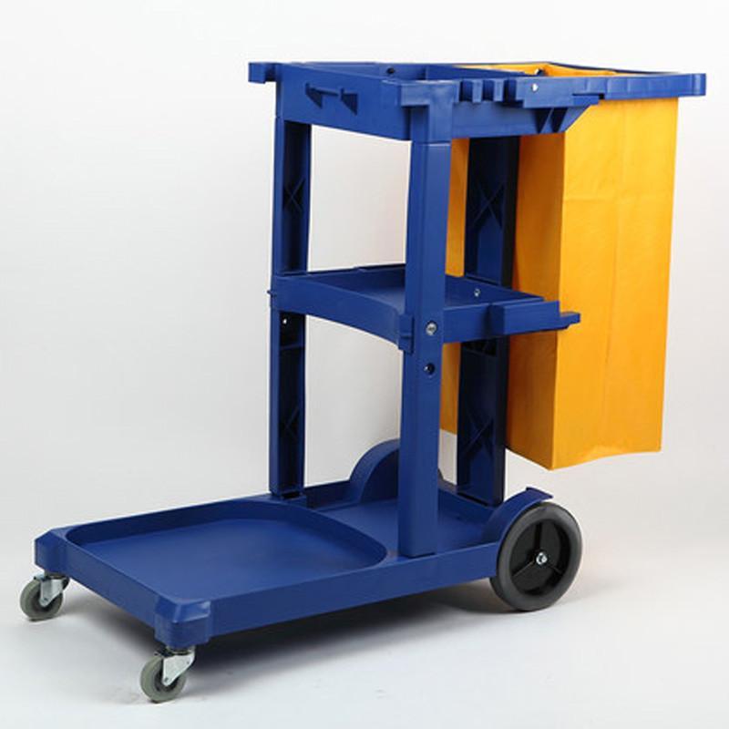 白云清洁af08170清洁车保洁杂物车 多功能物业工具车客房用酒店清洁手