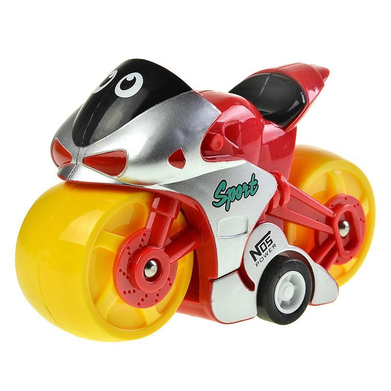 汇乐极炫摩托车婴儿发条玩具惯性摩托车玩具视频